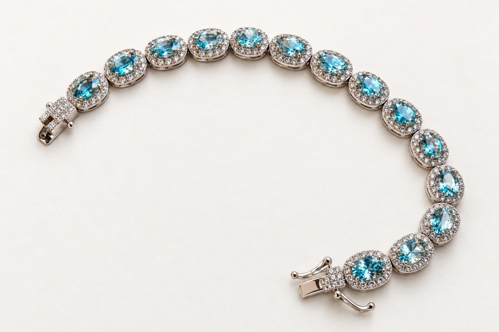 Aqua line bracelet